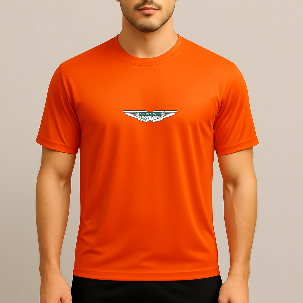 Men's Aston Martin Motorsports Car Polyester T-Shirt